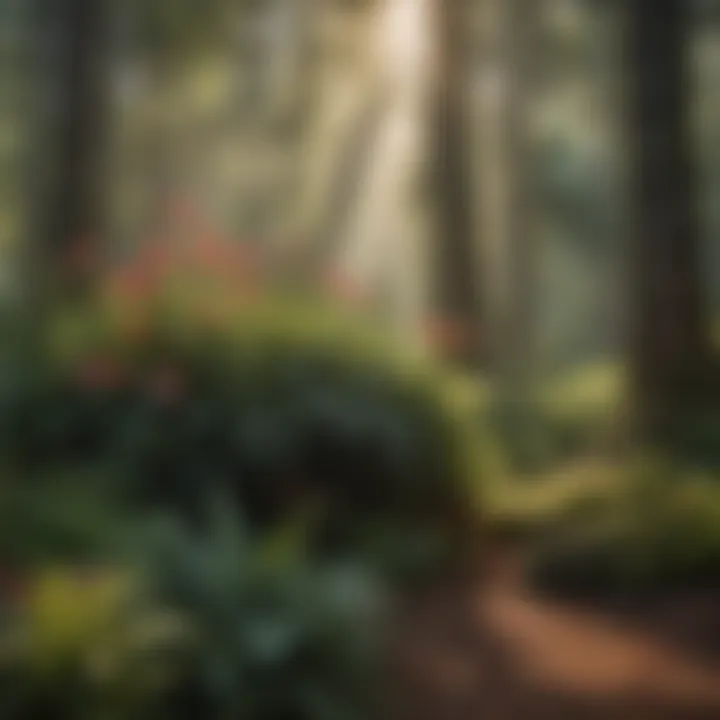 Diverse Flora at Cedar Grove Campsite