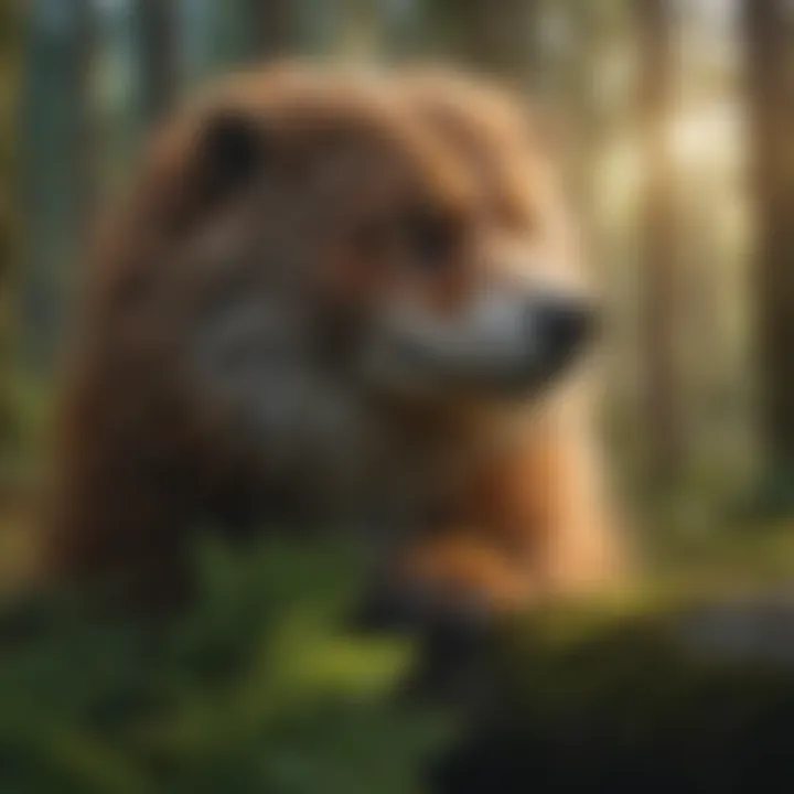 Diverse Flora and Fauna in Sustainable Forest