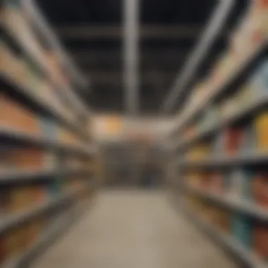 A Glimpse of Bi Mart's Product Diversity Aisle showcasing diverse product range at Bi Mart