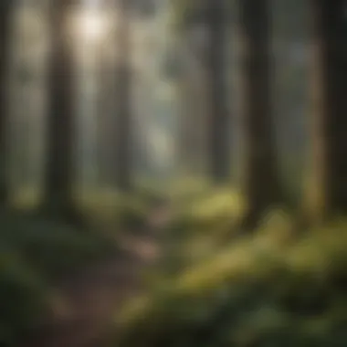 Diverse Wildlife Thriving in American Forest