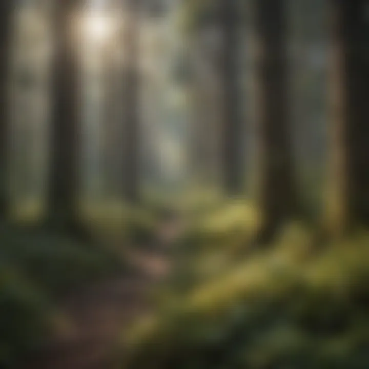 Diverse Wildlife Thriving in American Forest