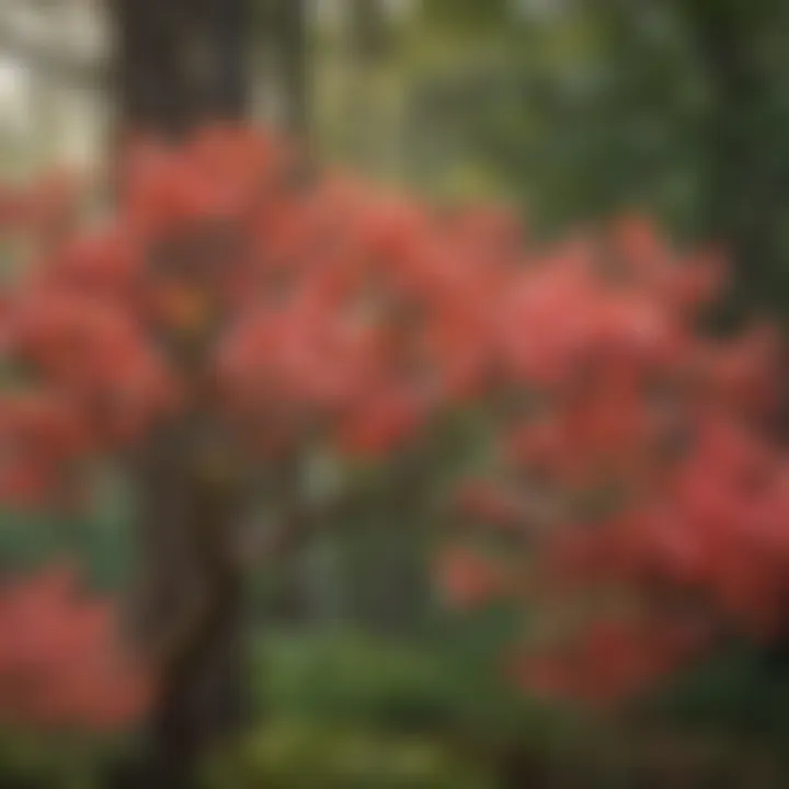 Vibrant Dogwood tree blossoms in North Carolina spring