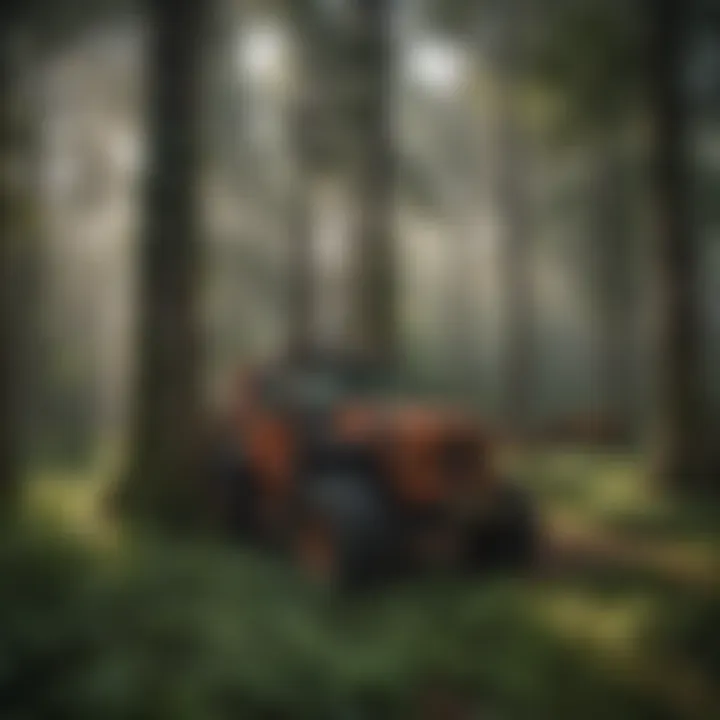 Donado Tree Service utilizing eco-friendly equipment for forest maintenance