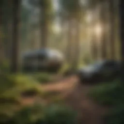 Lush Greenery at Duluth RV Campground