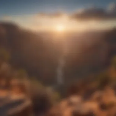 Breathtaking view of the Grand Canyon at sunrise