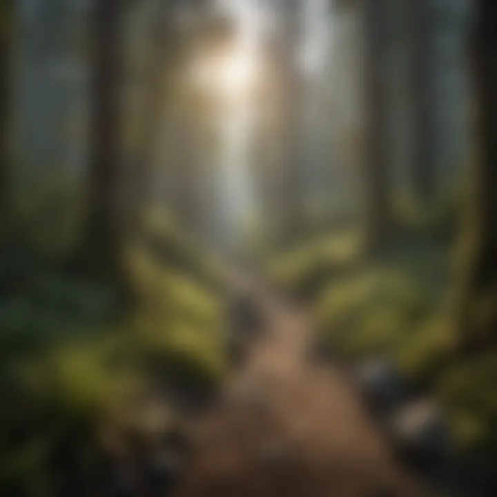 Lush vegetation surrounding the caldera, illustrating its ecological diversity