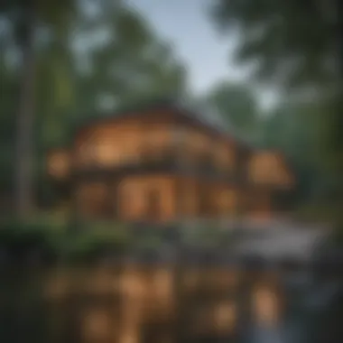 Sleek Architectural Marvel by Eagle Creek Reservoir Modern Architectural Gem by Eagle Creek Reservoir