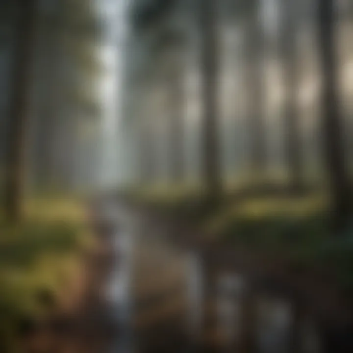 An ecological impact assessment of path drainage on forest health