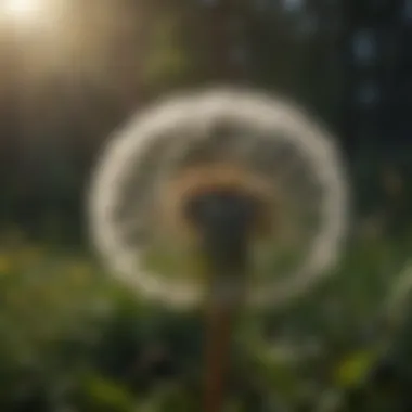 The Ecological Significance of the Large Dandelion Large dandelion in a natural ecosystem setting
