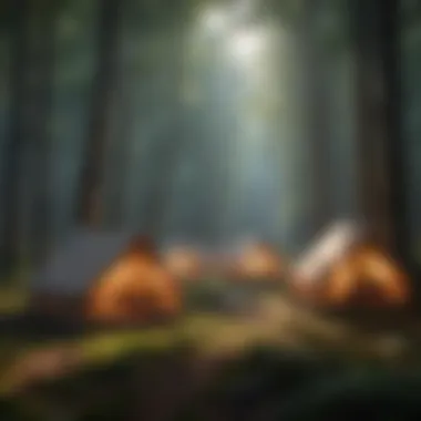 Symphony of Insect Tents in Forest Ecosystem Ecosystem Harmony with Insect Tents