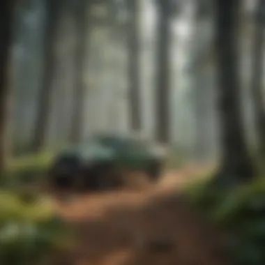 Illustration showcasing ecosystem health promotion through diversified pest management