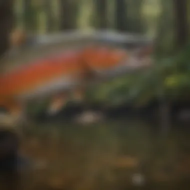 Ecological factors influencing trout behavior in a lake ecosystem