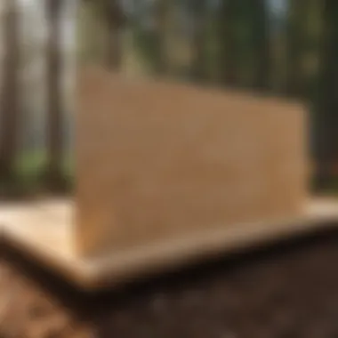 Plywood Applications in Modern Construction Construction site with eighth inch plywood applications.