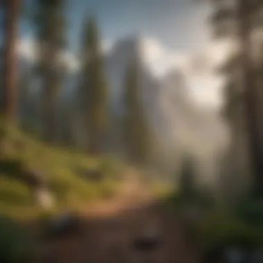 Majestic Peaks Embracing the Trail Majestic Peaks Embracing the Trail