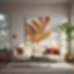 Elegant Almond Toast Paint Color in Modern Living Room
