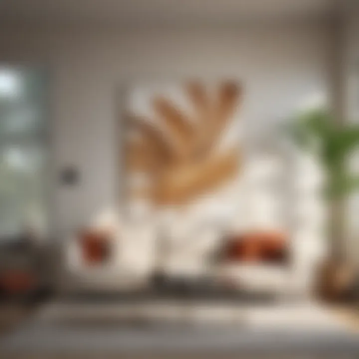 Elegant Almond Toast Paint Color in Modern Living Room