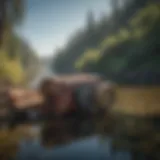 Elegant Fly Fishing Gear on Sacramento River Bank
