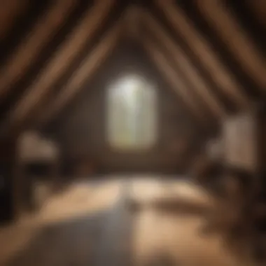 Achieving a Bat-Free Attic Illustration of a bat-free attic