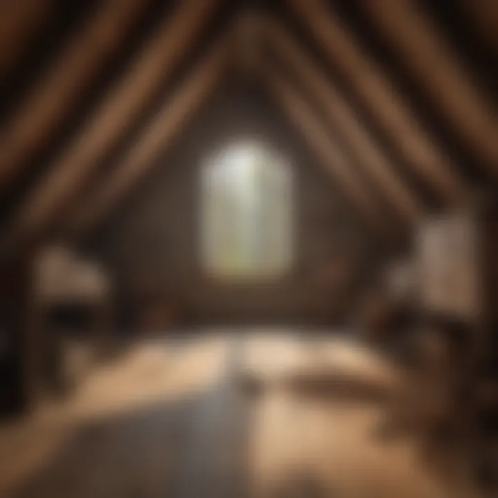 Achieving a Bat-Free Attic Illustration of a bat-free attic