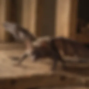 Safe Removal of Bats from Your Attic Illustration of safely removing bats from attic