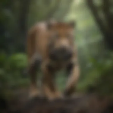 Majestic Jaguar Roaming in the Wilderness Elusive Jaguar in El Yunque National Forest