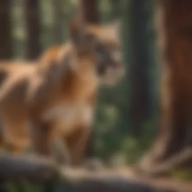 Elusive Mountain Lion Elusive Mountain Lion in Sequoia National Park