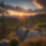 Breathtaking view of the Black Hills at sunset