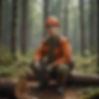 Visual representation of employment stability fostering sustainable forestry practices
