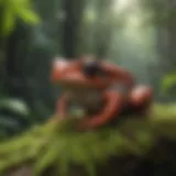 Enchanting Coqui in Rainforest