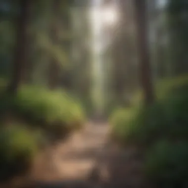 Enchanting forest path on Mt. Lemmon