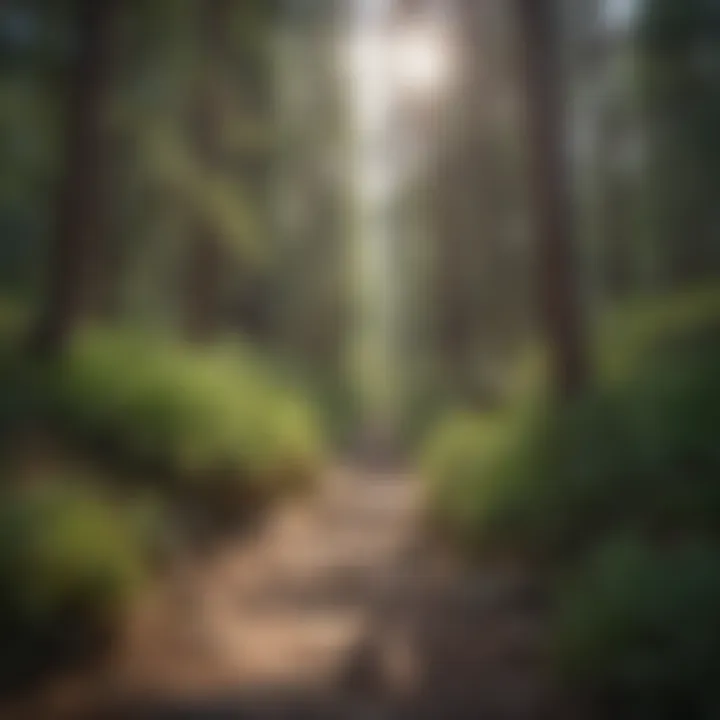 Enchanting forest path on Mt. Lemmon