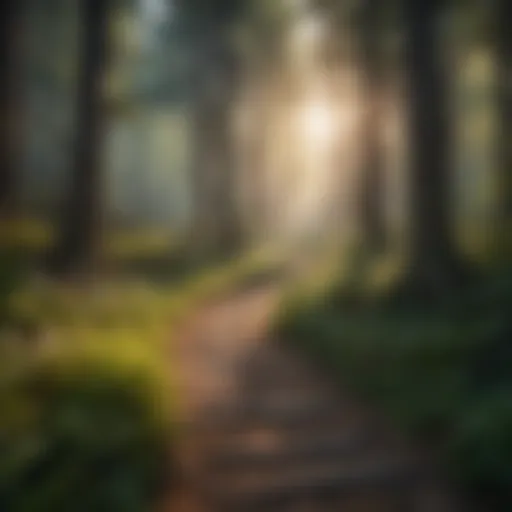 Enchanting Forest Pathway Enchanting Forest Pathway at Schoolhouse Campground