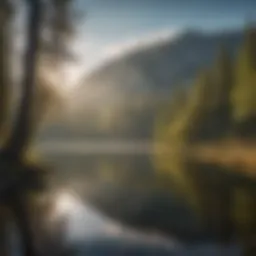 Reflecting beauty of Upper Lake, CA