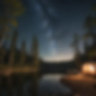 Enchanting Starlit Night Sky Enchanting starlit night sky at Lake N Woods Campground