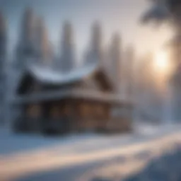 Enchanting Winter Wonderland at Caberfae Ski Resort