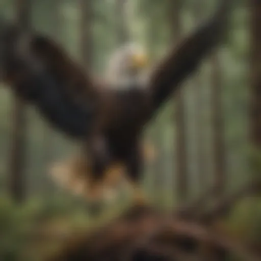 Majestic Bald Eagle in Peril