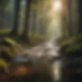 Majestic ecosystem showcasing energy flow