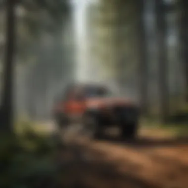 Elevating Forest Management Productivity Visual representation of enhanced forest management efficiency with outrider pump service