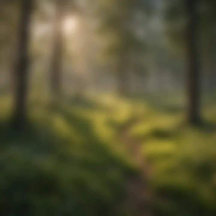 Lush Pasture Field with Diverse Flora