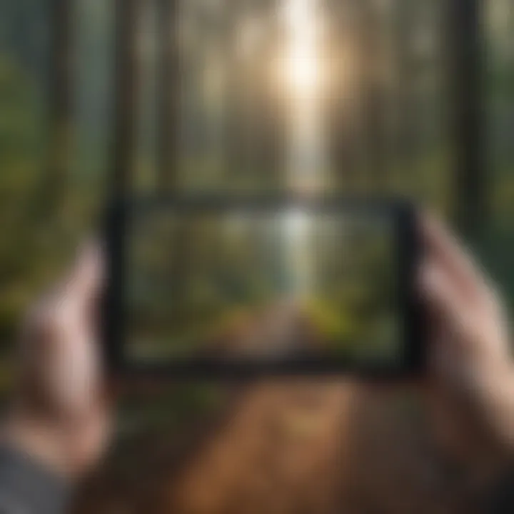 Tablet with augmented reality GPS features