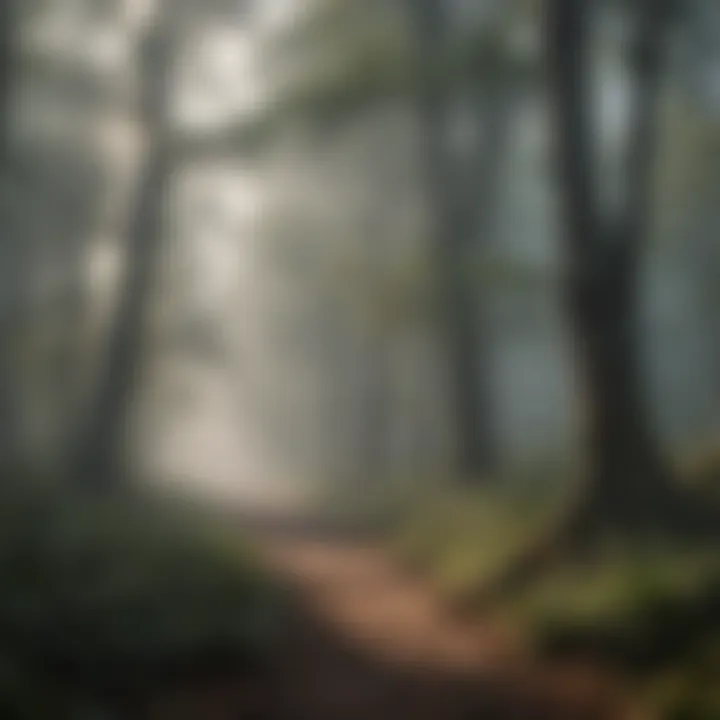 Enigmatic Fog Over Southern Forest
