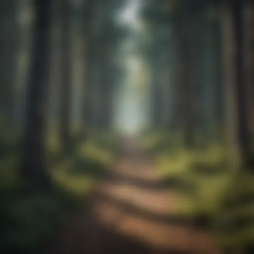 Enigmatic Forest Path at Camp Modoc