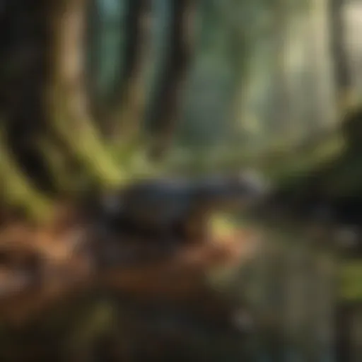 Salamander in Enchanted Forest