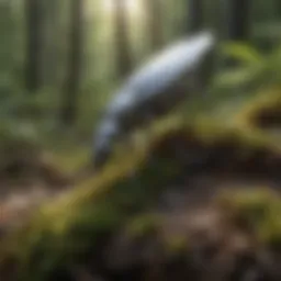 Enigmatic Silver Insect in its Natural Habitat