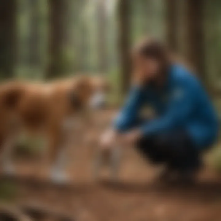 A team of animal shelter staff working together