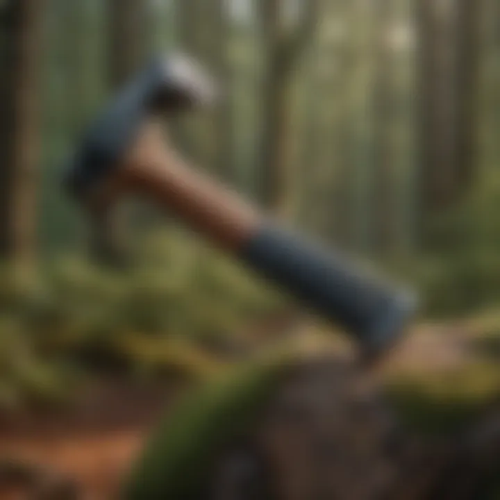 Ergonomic Grip for Comfort Ergonomic Grip of Garrett Wade Forest Axe