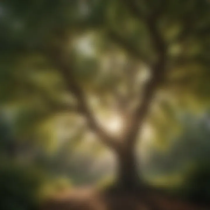 Ethereal Botanical Structure