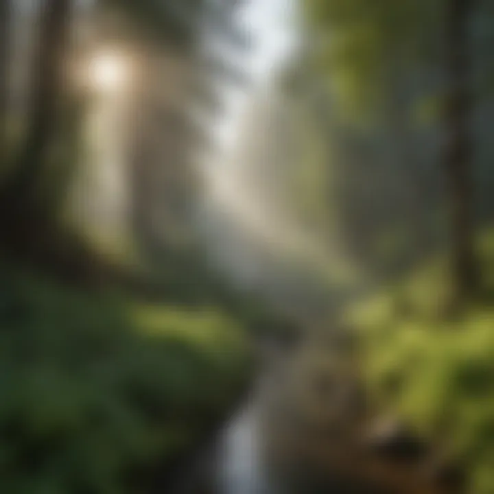 Misty Morning Embracing the Gorge in Oregon