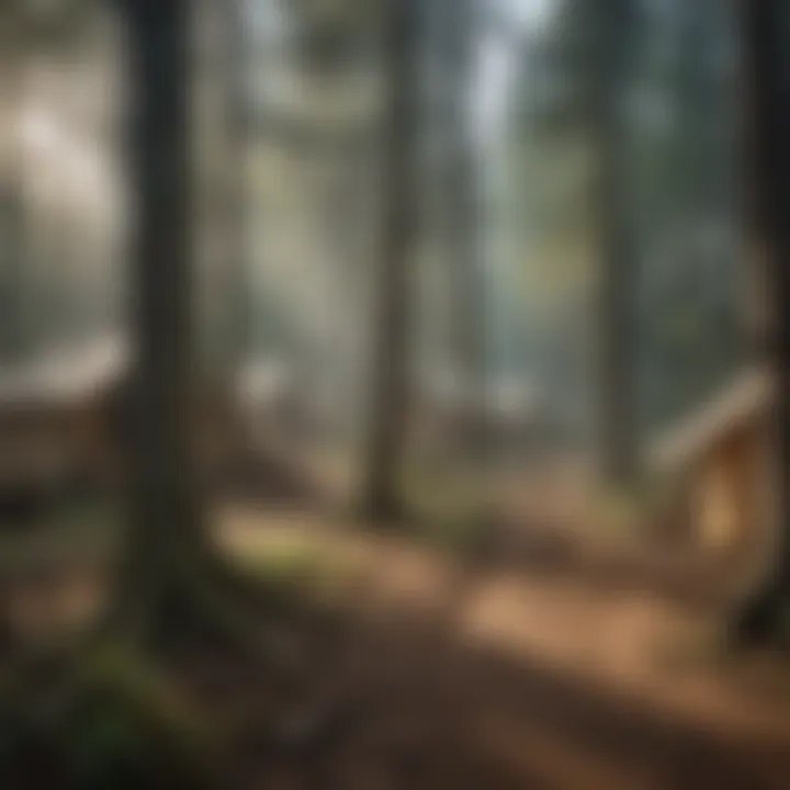 Imaginative portrayal of the historical roots and evolution of national camps