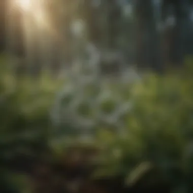 Chemical structure of glyphosate